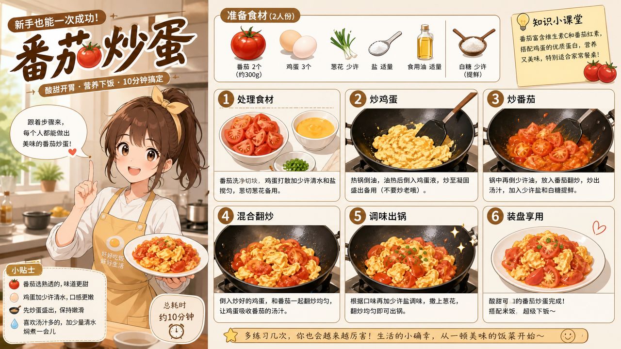 少萝美食动漫教程·家常菜动漫演示